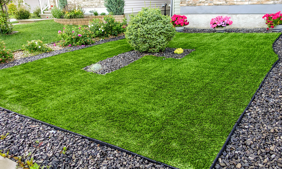 Backyard Turf Installation